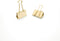 Gold Mini Binder Clips 3/5" / 0.6-inch / 15-mm (40-Count)
