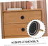 2pcs DOITOOL Round Cabinet Drawer Knobs Single Leather Pull Handles for Wardrobe Shoe Cabinet and Bedside Table Easy