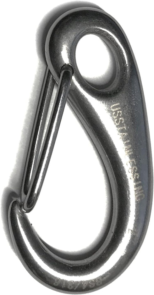 3 316 2" US Stainless Pieces Stainless Steel Spring Snap Lobster Claw Marine Grade