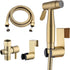 Stainless Steel Bidet Sprayer for Toilet, Gold Finish with Jet and Soft