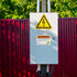 Novabright 10 Pack 5 3.5 Inch WARNING Arc Flash and Shock Hazard Appropriate PPE Required Label x Electrical Hazard