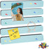 Bulletin Board Cork Boards for Walls, Cork Board for Office Pin Board, Bulletin Boards for Walls (Blue)