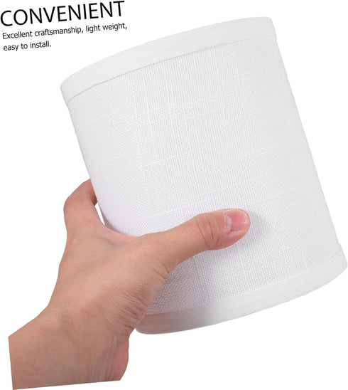 Artibetter Fabric Drum Lampshade Table Light Shade for Bedroom Floor Lamp Lightweight and Easy to Install Soft Textured