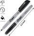 Ultra Fine Permanent Marker Bulk, 32 Pack Ultra Fine Point Black Permanent Marker set, Felt Tip Pens Works on Plastic, Wood, Stone, Metal and Glass for Doodling, Marking by LAZGOL
