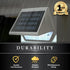 SL179, Classy Caps Solar Deck & Wall Lights, Model White - High Performance, Energy Efficient, Weather-Resistant