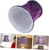 1pc Fashionable Lamp Cover Deep Purple Fabric Shade for Table and Floor Lamps Light Decoration Accessory