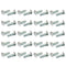 POWERTEC 1/4"-20 T Track Bolts, 40 Pack, 1 Inch Long T Slot Bolts for Universal T Track Woodworking Jigs and Fixtures