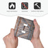 Wood Door 2 Gang Double Toggle Light Switch Cover, Decorative Electrical Faceplate for Home Living Room