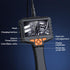 GinoCaco 50FT 4.3 8 1080P IP67 Borescope Camera with Light, Endoscope with Adjust Lights, Inspection Camera