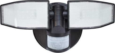 5000K, IP65, 400 Good Earth Lighting LED Motion Activated Battery-Operated Security Flood Light - Bronze, auto Shut