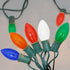 SUNSGNE C9 LED Christmas Lights Outdoor 25FT Multicolor String Lights with 27