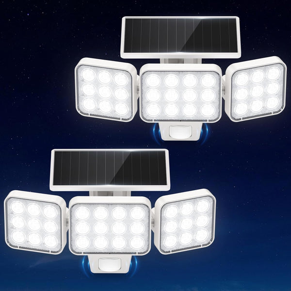 WdtPro Solar Lights Outdoor Motion Sensor, 3500LM Bright Solar Flood Lights Outdoor,