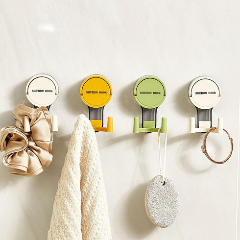 Generic 3 Pack Strong Locking Shower Suction Cup Hook, Waterproof and Moisture-Proof Towel Hooks, Removable