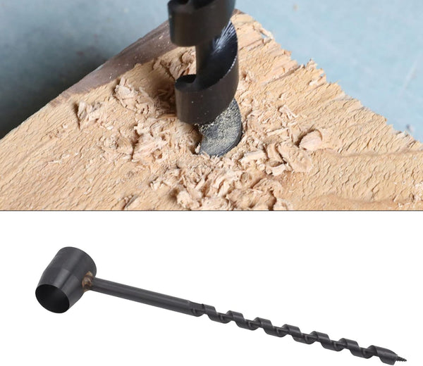Survival Scotch Eye Auger Manual Drill Bit, Portable Hand Wood Auger for Bushcraft Camping Survival Tool