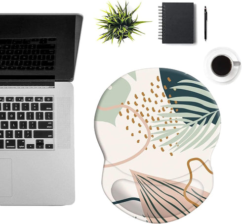 Mouse Pad with Support - Ergonomic Pain Relief Computer Mouse Pad, Comfortable Wrist Rest for Home Office Gaming