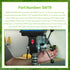 HAKATOP SW7B On-Off Toggle Switch, 2 Prong for Delta, Aftermarket Replacement for Ryobi Table Saws, Drill Press
