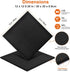 Large Cork Board Substitute, 48"x24" Bulletin Board, 8 Pack Black Felt Board for Home & Office Wall Decor with Noise