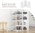 40pcs Shoe Shelf Brackets - DIY Shoe Rack Pipe Connector Support - Wardrobe Cabinet Organizer Fittings - Wire Rack