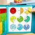 TDBFD Magnetic Fraction Educational Puzzle Fraction Tiles and Circles, Equip Magnetic Score Disk Demonstrator,Math