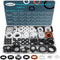 24 Sizes Plumbing Washers Assorted Kit, 160 PCS Garden Hose Rubber Washers & Shower Head Seals