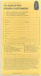 Key Drop Off Envelopes for After Hours - Auto Shop Repair/Service Drop Box Overnight Envelopes (3.5" x 6.5", 500)