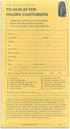 Key Drop Off Envelopes for After Hours - Auto Shop Repair/Service Drop Box Overnight Envelopes (3.5" x 6.5", 500)