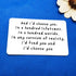 Engraved Wallet Insert Card Gifts for Husband from Wife, Anniversary, Valentine's, I'd Choose You Metal Cards