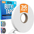 Butyl Tape RV and Marine, White Double Sided Putty Tape for Window Seal Kit, 1/8 x 3/4 x 36 FT