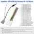 20Pin Wiring Harness for Nissan Radio Wire Antenna Adapter Kit Compatible with Altima Versa Sentra Frontier Xterra