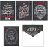Celebrate the Season Christmas Card Assortment Pack - 25 Greeting Cards Set with 5 Holiday Designs and White Envelopes