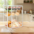 Generic 15.5 11.4 9.8 Inch 4-Tier-Party Countertop,Adjustable x x Display Case, Bakery Display Case Clear Bread Storage