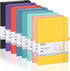 POPRUN A5 Lined Journal Notebooks, 8 Pack PU Leather Hardcover for Writing, 5.5 x 8.3 inch, 240 Pages