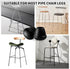 0.75 Inch 8 Heavy Duty Rubber Chair Leg Caps - PCS Non-Slip Furniture Floor Protectors with Metal Inserts for Wood
