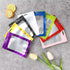 IRTGFHJE 100PCS Pouches(Red,13x25cm) Flat Lock Bags Matte Aluminum Foil Ziplock Hanging Bag DIY Jewelry Snack Sugar