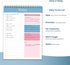 To Do List Notepad - Daily Planner Notepad Undated 52 Sheets Tear Off, 6.5" x 9.8" Checklist Productivity Organizer with Hourly Schedule for Tasks by GOLDPEI