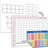 SCRIBBLEDO 11" x 14" Dry Erase Multiplication Chart Whiteboard, Double Sided for Homeschool Classroom