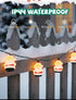 Xingzd 8.5Ft 10 Bulbs, Christmas Santa Light, Christmas Decorations String Lights with Santa Claus Plug in Hanging