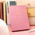 CAGIE Cute Diary Journal for Women and Girls A5 Lined Journals for Writing with Heart-Shaped Soft Cover Journal with 256 Gold Edged Pages, 5.9 × 8.3 Inches, Pink