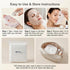 OHEETU 100PCS (11.8 9.8 Inch) White Pre-Cut Gauze Face Masks Soft Net Facial Pads DIY Skin Care for Spa Salon x