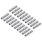 MECCANIXITY 200Pcs Non Insulated Butt Connectors, 22-16AWG Wire Connector BN1.25 for Electrical Crimp