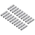 MECCANIXITY 200Pcs Non Insulated Butt Connectors, 22-16AWG Wire Connector BN1.25 for Electrical Crimp
