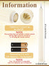 36 White,0.8x11 Inches,Roman Treela Pieces Flameless Taper Candles Flickering Faux LED Battery Operated Electric Fake