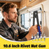Kadrick 560PCS (M3 M4 M5 M6 M8), 16" 5 Rivet Nuts Tool Kit with Metric Threaded Rivets Heavy-Duty Rivet Nut Gun