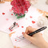 Sublaga 3D Valentine's Day Greeting Cards, Love Tree Paper Pop Up Greeting Card, Greeting Card, Spring Card Mother's