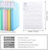 Phyxin 40 Pockets Plastic Presentation Book - Document Organizer for Music Sheets, 5 Pack