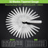 Spurtar Feeler Gauges Set - 32 Blades, 0.001-0.04" (0.03-1.00mm), Stainless Steel, Dual Marked SAE and Metric
