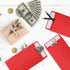 Money Saving Envelopes - 3.5x6.5inch Red Money Envelopes for Cash, 100pack for Coins & Checks