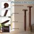 QincLing 60Pcs 3 Inch Vinyl Shutter Fasteners, Window Shutter Panel Pegs Shutter Screws Lok Pins Plastic Shutter Spike