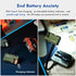G5 400 WUBEN Rechargeable EDC Flashlight, Lumens Dual Light Sources Mini Flashlight with RGB Light, Portable Flat