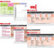 EKG Horizontal Badge 6 Card Set - ECG Telemetry Cards with EKG Ruler, Common Cardiac Findings, STEMI Leads
